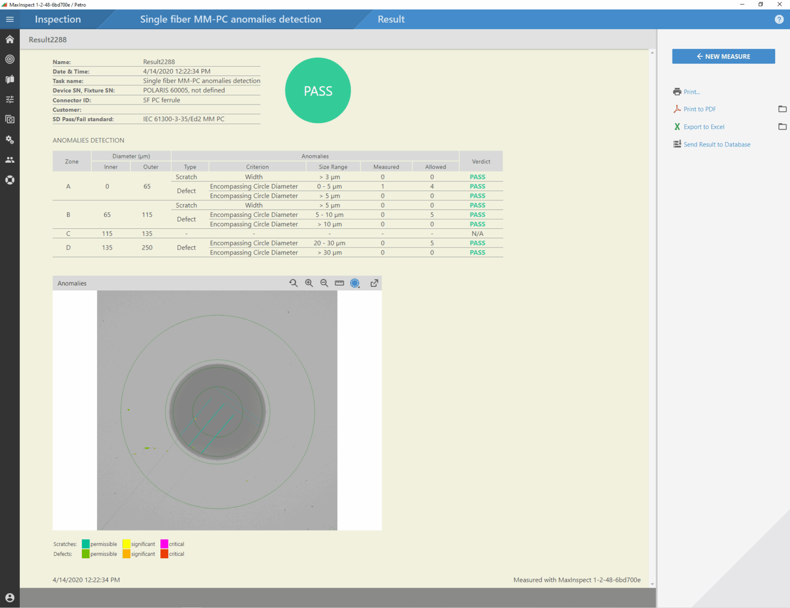 Polaris Benchtop Inspection Scope