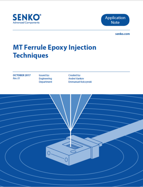 Cover - MT Ferrule Epoxy Injection