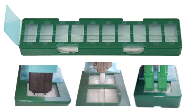 Joule スマートスービング器具 OPTRES GEL PAD Fiber Optic Connector Cleaner from SENKO