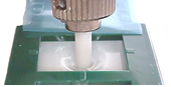 Single-fiber-in-gel-pad