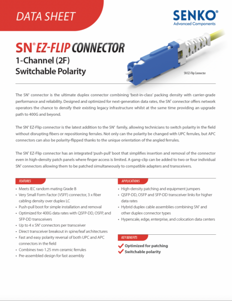 Data-Sheet-SN-EZ-Flip-Connector