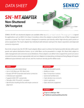 Data Sheet_SN-MT 16 SN Footprint Adapter
