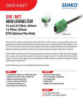 Data Sheet_SN-MT 16 Mini Connector
