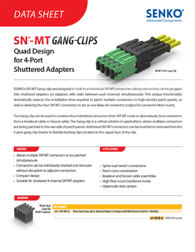 Data Sheet_SN-MT Plastic Quad Gang Clips