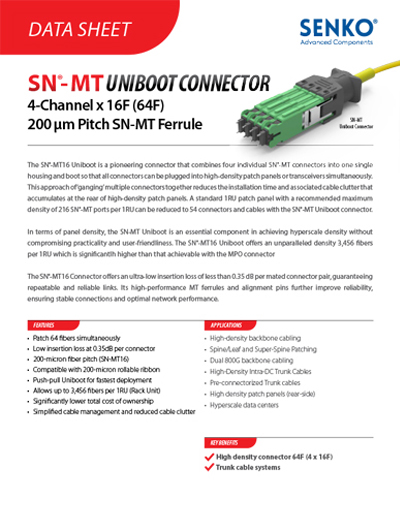 Data Sheet_SN-MT Uniboot Connector