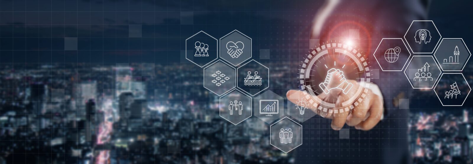 Business Collaboration Matching Growth Strategies Concept Business Ecosystems And Partnerships